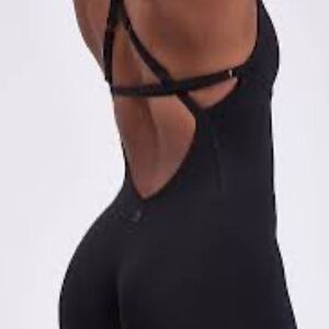 BuffBunny Classic Black Jumpsuit